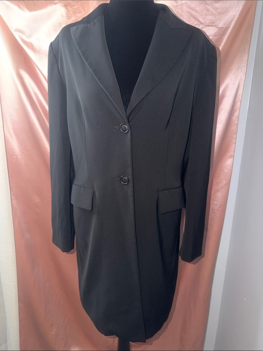 Vintage Cache Tailored Black Statement Blazer
